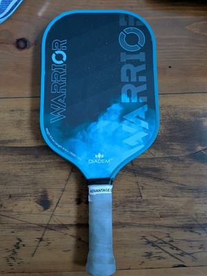 Diadem Warrior Pickleball Paddle 3X Core Hybrid, Honeycomb, Teal, 19mm, 8.5oz