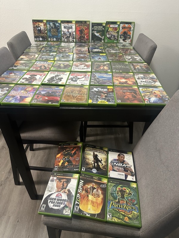 Microsoft Original Xbox Game Lot: 54 of the BEST games. All complete in box.