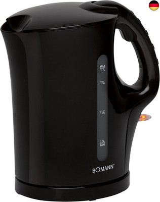 Bomann  Wasserkocher | Kettle | 1,7 L mit automatischer & manueller 