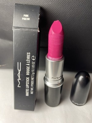 DMG MAC Pink Pigeon Matte Lipstick Fuchsia Pink Cool Magenta Barbie Pink A35/A15
