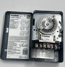 Tork 1109A Multi-Volt Time Switch 120/208-277V Indoor Metal Case