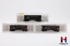 3 N Scale Micro Trains Chesapeake & Ohio 33' Twin Bay Hoppers | 86010 | 57070