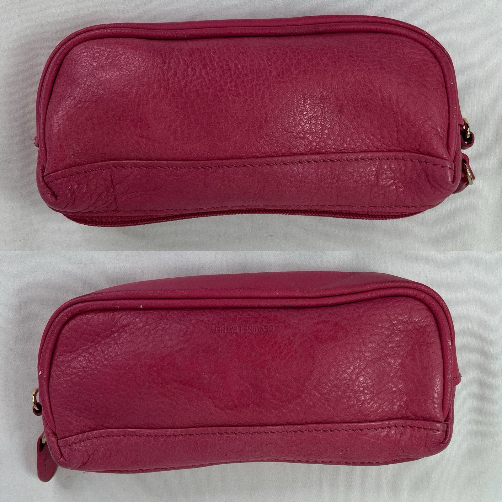 Unbranded Pink Leather Small Rectangular Shape Po… - image 1