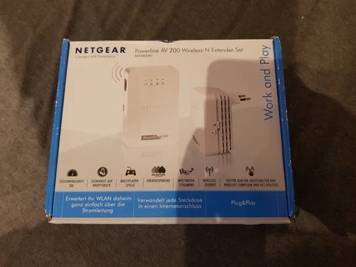 Netgear Powerline AV200 Wireless-N Extender XAVNB2001