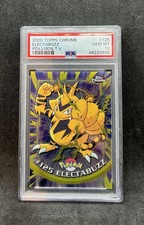 Pokemon Topps Chrome Elektek PSA 10 - Pokémon Topps Chrome Electabuzz PSA 10