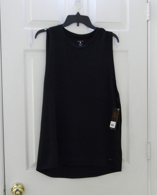Layer 8 Black Tank Qwick- Dry Sleeveless Size M NWT