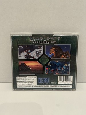StarCraft PC CD ROM Game Blizzard & Expansion Set 1999 Rare Jewel Case Vintage