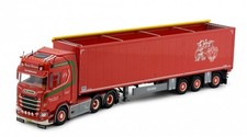 TEKNO,SCANIA S HIGHLINE 6x4 with 3-axle trailer STEEN PETERSON, 1/50, TEK76311