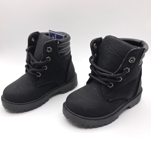 Rugged Bear Toddler Boots Size 6 Black Work Ankle RB13207 New With Tags NWT - 第 3/8 張圖片