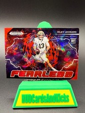 2025 Panini Prizm Draft Picks - Fearless -Riley Leonard -Gold Ice Prizm (RC)
