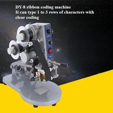 DY-8 Ribbon Coding Machine Small Handheld Printer for Food Production Dates
