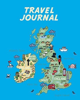 Travel Journal: Map Of UK And - VERY GOOD
