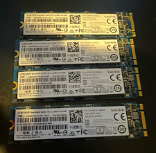 Lot of 4 SanDisk X400 512GB M.2 2280 SATA Internal SSD SD8SN8U-512G-1012