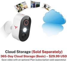 Pack Wireless Security Camera System Smart Night Vision Outdoor WiFi Cameras 8