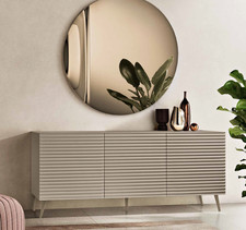 CREDENZA MADIA ARISA 3 ANTE LACCATA IN 4 COLORI - 3 MODELLI DI BASE IN METALLO