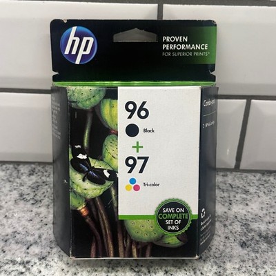 HP Unisex OS 96 97 Ink Cartridge Combo Pack Black Tri-color C9353FN Sealed 2015