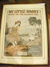 My Little Bimbo gerahmte Noten 1920