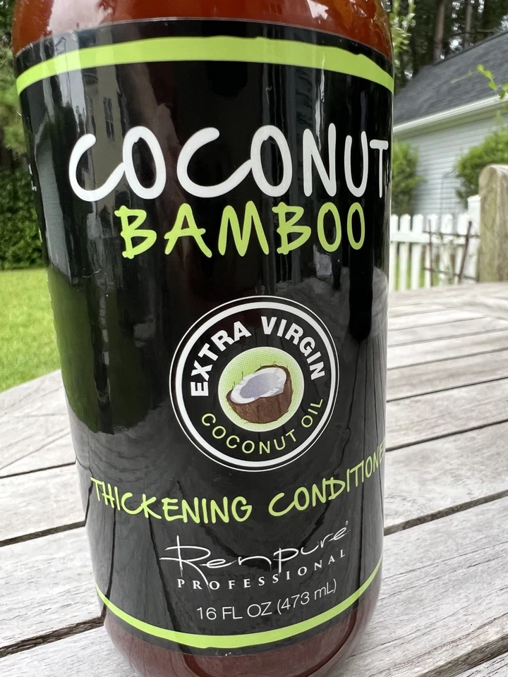 Renpure Extra Virgin Coconut Oil Thickening Conditioner 16 oz Jumbo Pump - Image 2 of 4