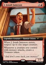 J. Jonah Jameson (Extended Art) -Foil Light Play MTG