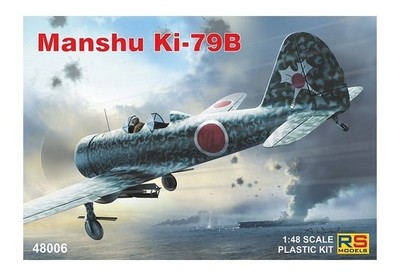 RS MODELS 48006 1/48 Manshu Ki-79 B Trainer Modellbausatz (3 Abziehbilder)