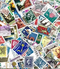 TO CLEAR - All Different Packs of 100 Stamps @ £1.59. Multi-Choice List