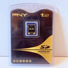 PNY 1GB SD Card Premium Flash Memory Sealed Legacy Camera Repair