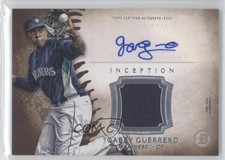 2015 Bowman Inception Auto Relics Gabby Guerrero #IAR-GG Auto 3g3