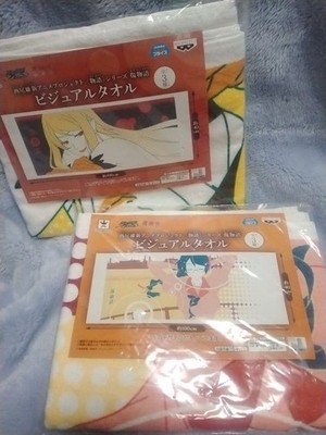 NISIOISIN Monogatari Visual Towel Lot, 40x100cm, Unopened, MultiColor Art,