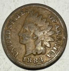 1883 1C BN Indian Cent
