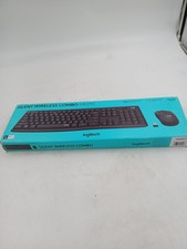 Logitech MK295 Silent Wireless Keyboard Mouse Combo Black USB New Open Box