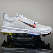 Nike Force Zoom Trout 9 Pro Metal Baseball Cleats Rainbow FB2907-106 Men's Sz 13