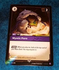 Riftbound Mystic Poro 171/298 English Nexus Night Promo Holo — live eBay listing