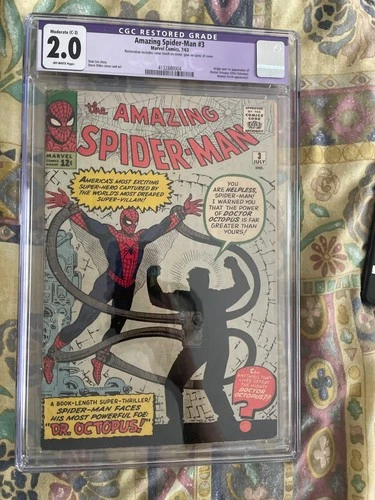 1963 Marvel Comics Amazing Spider-Man cgc  2.0 1st Appearance of Doctor Octopus