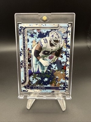 KENNY CLARK -  2025 TOPPS CHROME TEAM CAMO REFRACTOR SSP   COWBOYS