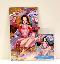 IN STOCK One Piece Card Game 2025 Lunar New Year Red Pocket Boa Hancock Promo