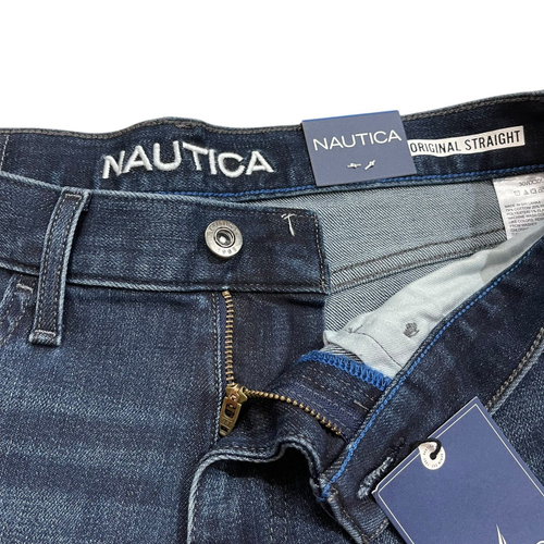 Neu mit Etikett Nautica Vintage gerade Passform Stretch Denim Herrenjeans 5 Farben alle Größen - Bild 26 von 75