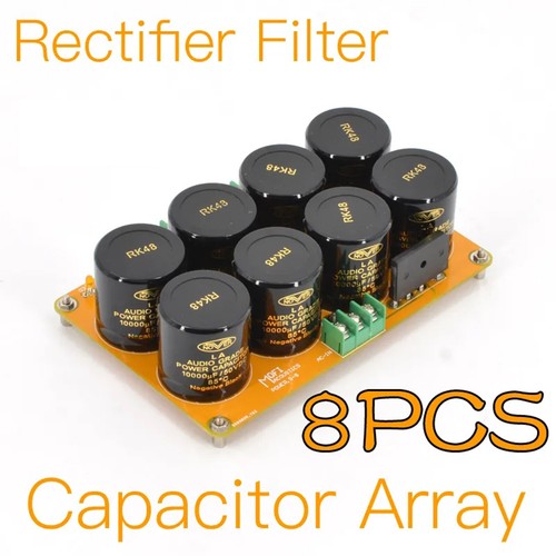 POWER.S-8 Gleichrichterfilter Kondensator-Array 8PCS (Nover 50v-10000uF X8)Board