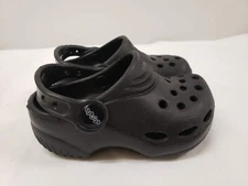 Crocs Shoes Kids C6/7 C8/9 Black Unisex Jibbitz Clogs Casual