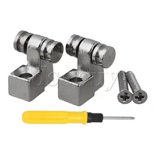 3 Pieces Silver Electric Guitar String Trees Retainers with Screwdriver Set