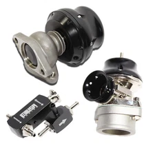 BLACK EMUSA Adj. 38mm External Wastegate+Boost Controller+Type RS BOV COMBO KIT
