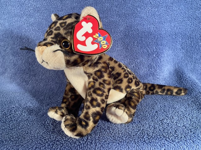 leopard beanie baby