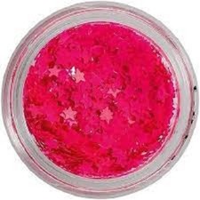 PEGGY SAGE Deco Nagel-Glitter Sterne NEON PIN...