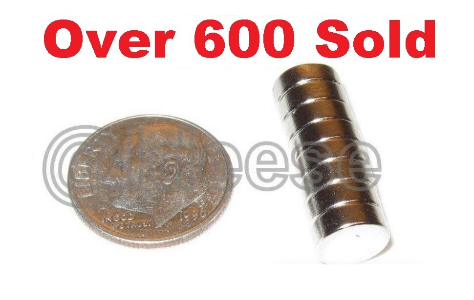 Magnetic Collar Stays Replacement Power Button style magnets 4 Pair Magnets New