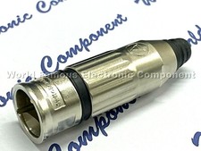 1pcs - Switchcraft AAA3MAUZH Standard XLR 3-Position Gold-Pin Male Connector