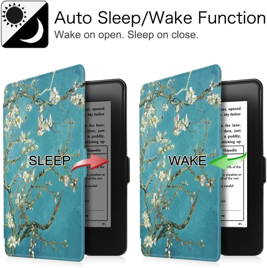 Легкий защитный чехол для 6 дюймов Kindle Paperwhite 2012–2017 гг. для сна/пробуждения - Изображение 3 из 4