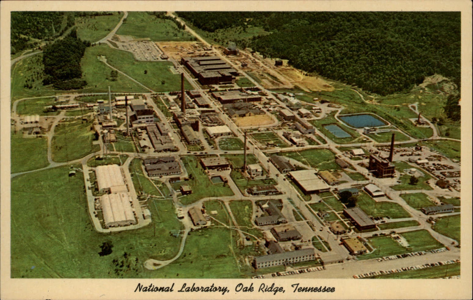 Oak Ridge Tennessee Nuclear Atomic Energy Natl Laboratory aerial unused