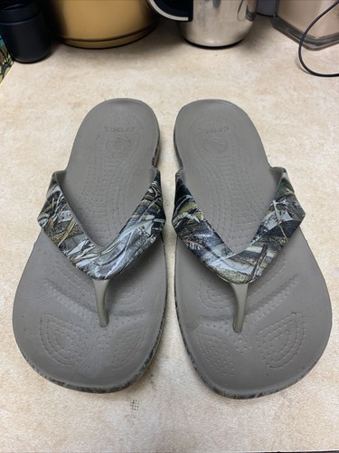 Crocs Realtree Camo Flip Flop Sandals 