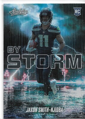 2023 PANINI ABSOLUTE BY STORM  Rookie Jaxon Smith-Njigba #BST-9 Seattle Seahawks