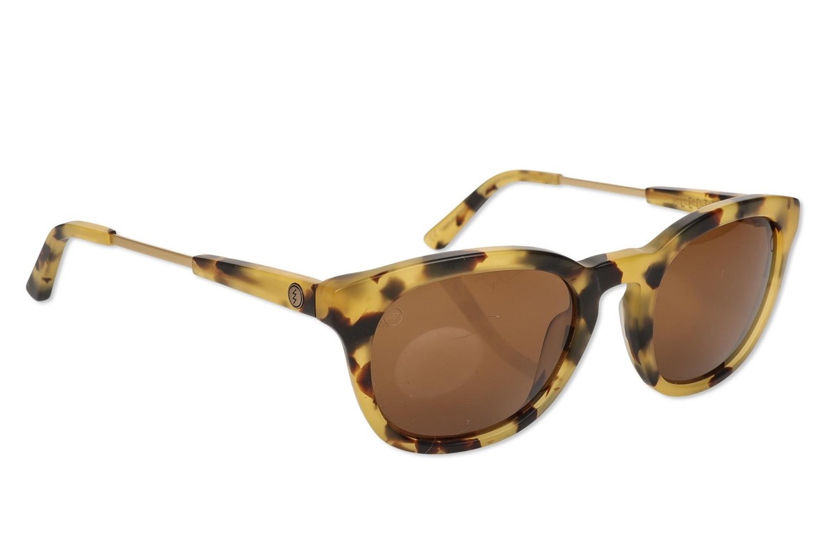 Electric Visual Txoko Granite Yellow Brown Lenses Sunglasses