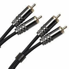 Ligawo 6540022 Premium Flex Cinchkabel Audiokabel 2x Cinch Stereo 2,5 Neu & OVP